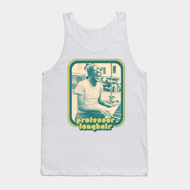 Professor Longhair / Retro Fan Design Tank Top by DankFutura